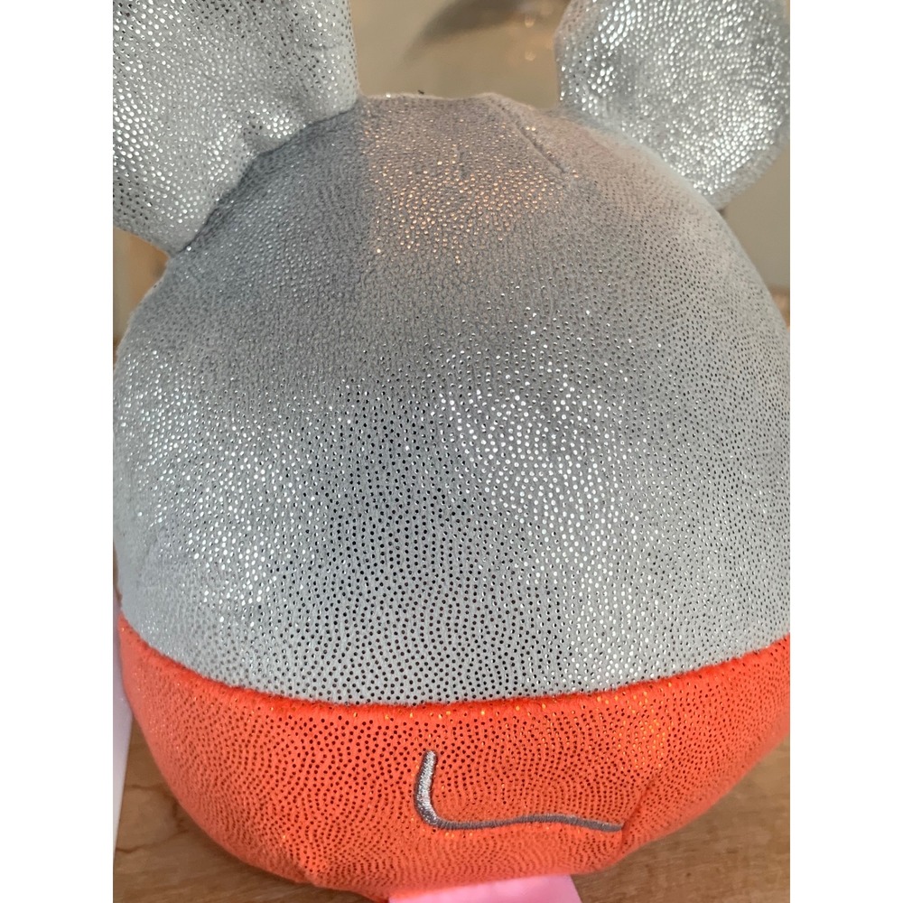 Disney 100‎ Mickey Mouse Squishmallow Silver Red Metallic Plush Kellytoy - Picture 5 of 11